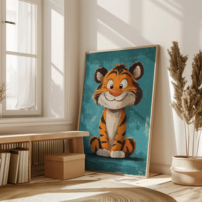 Happy Tiger Poster