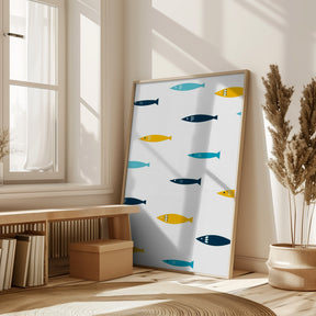 Colorful Sardines Poster