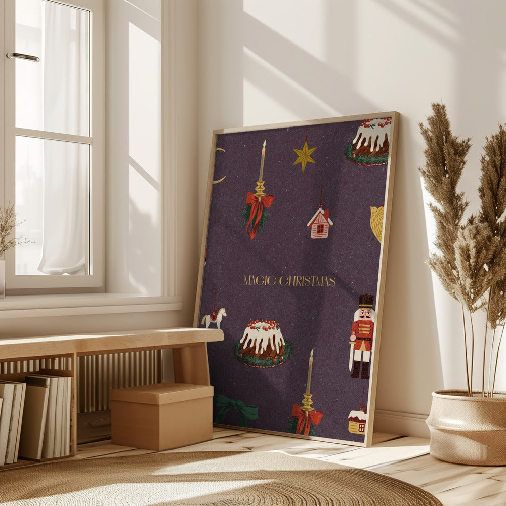 Cozy Christmas Things Poster