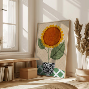 Sunflower Pot Poster