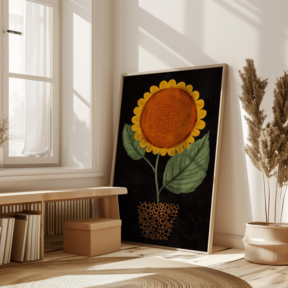 Sunflower Pot Poster