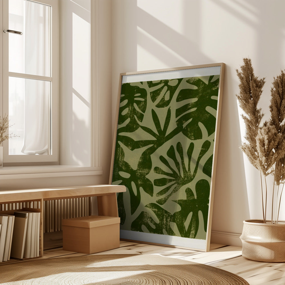 Jungle Leafs No 2 Poster