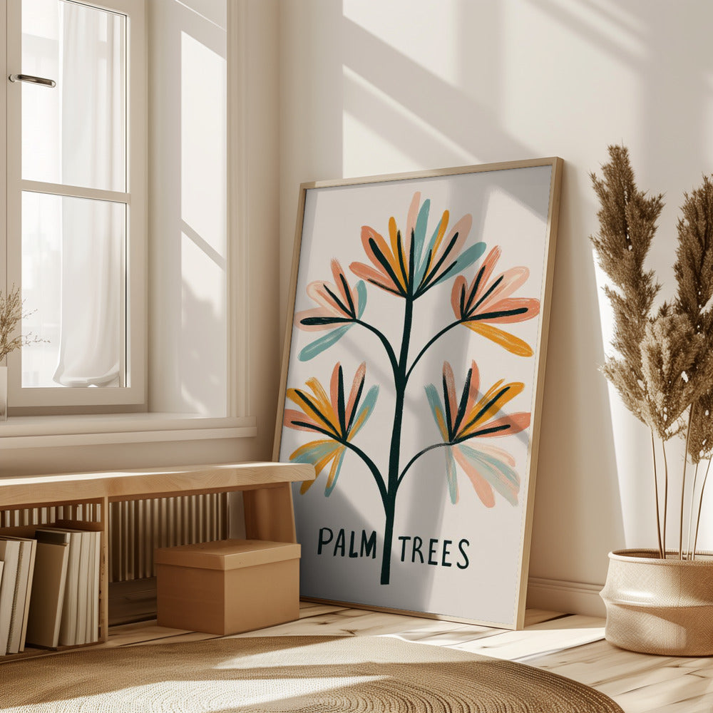 Palm trees no 3 Poster