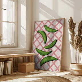 Sugar snap peas Poster