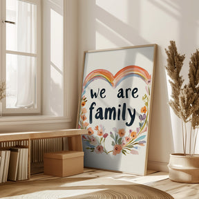 Wearefamily(floralno2) Poster