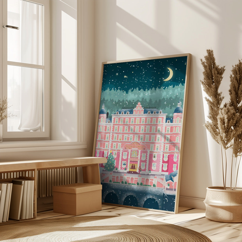 The Grand Budapest Hotel Holidays Poster