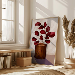 Autumn vase Poster