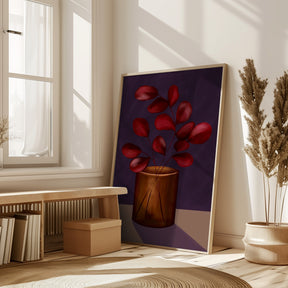 Autumn vase Poster