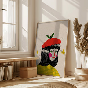 Apple Beret Poster