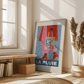 La Pluie French Style Poster