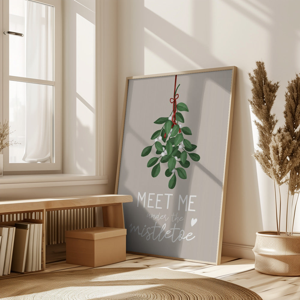 Meet me under the mistletoe Poster