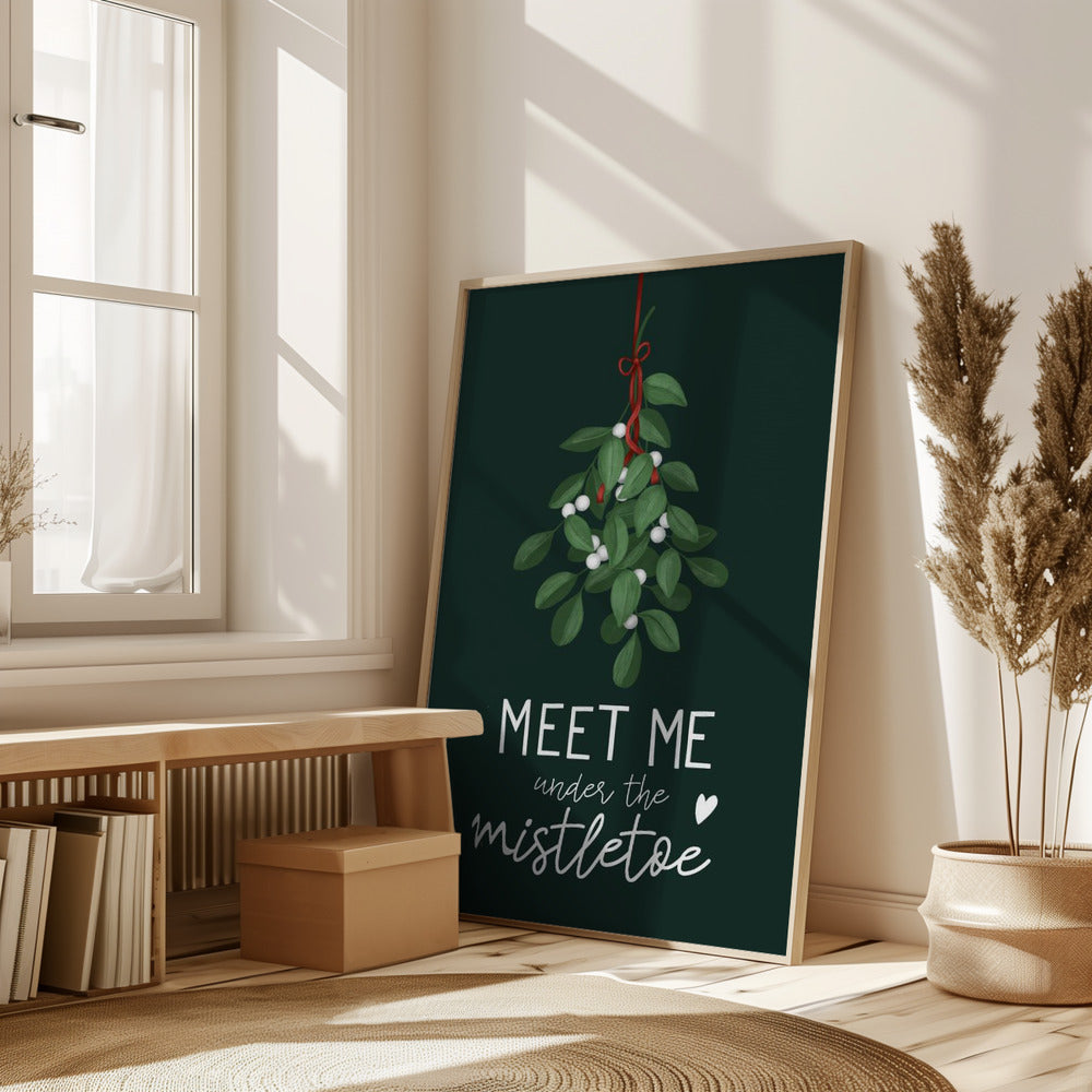 Meet me under the mistletoe Poster