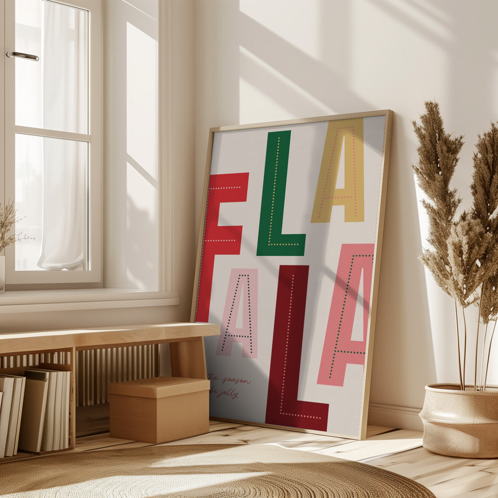 FaLaLa Christmas Season Poster