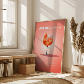 Aperol Spritz Recipe Poster