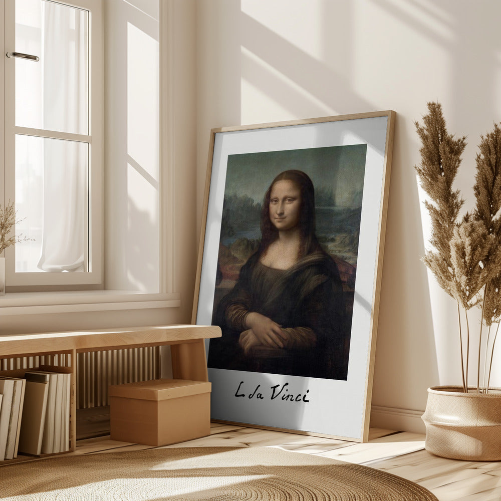 Mona Lisa Del Giocondo Signature (1503–1506) Poster