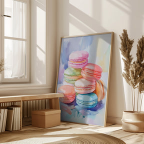 Colorful Macaron Poster