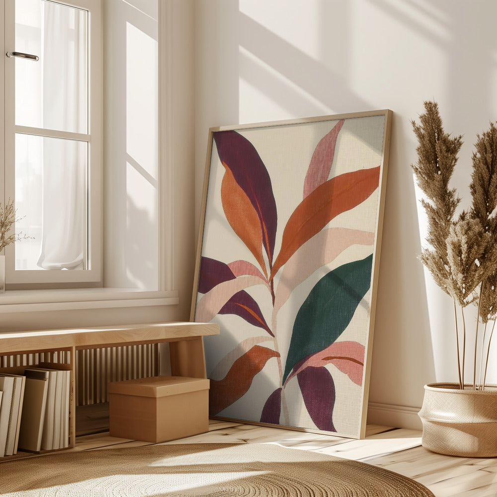 Abstract Plants Poster