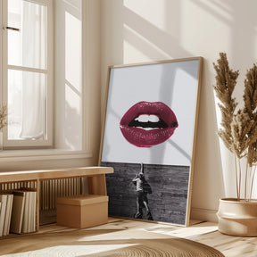 Curious Lips Poster