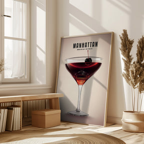 Manhattan Cocktail Poster