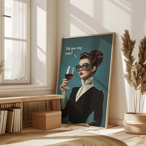 Did You Say Wine Poster