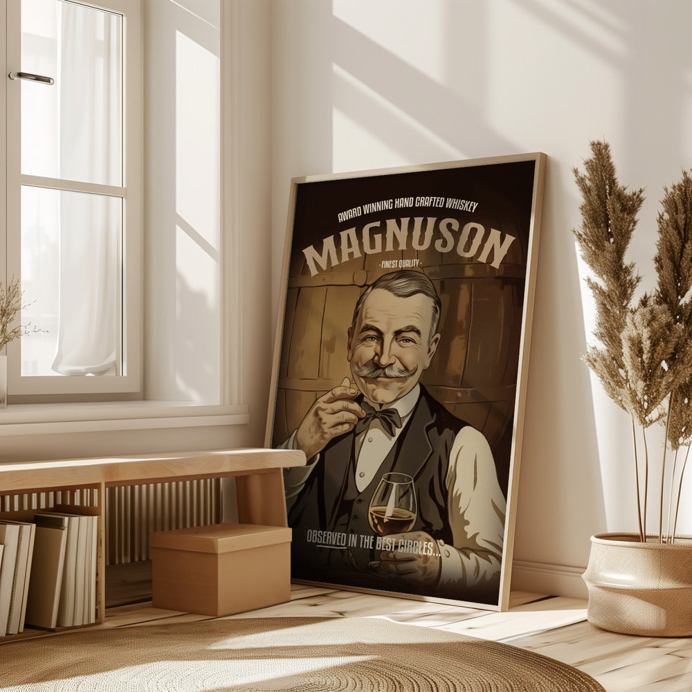 Magnuson Whiskey Poster