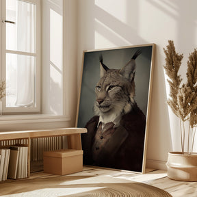 Lynx Portrait Poster