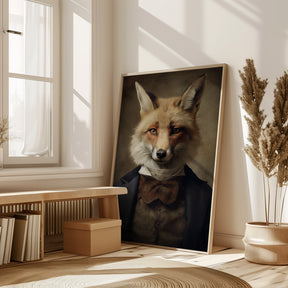 Fox Portrait Poster