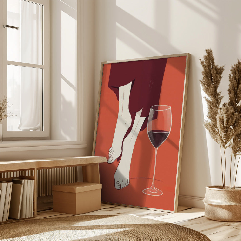 Wine and Dancing Poster