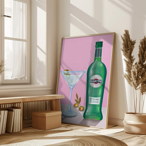 Martini Cocktail Poster