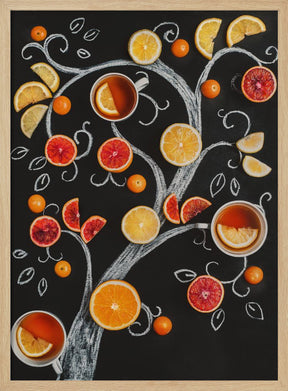 Teatime tree Poster