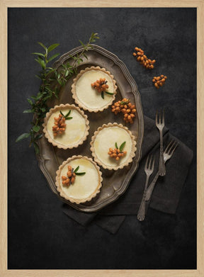 The sea buckthorn mini tartlets Poster