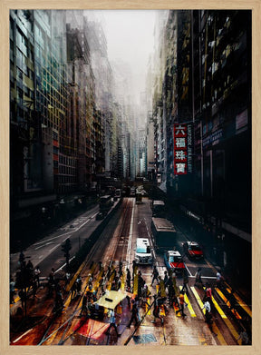 streets of Hong Kong Poster