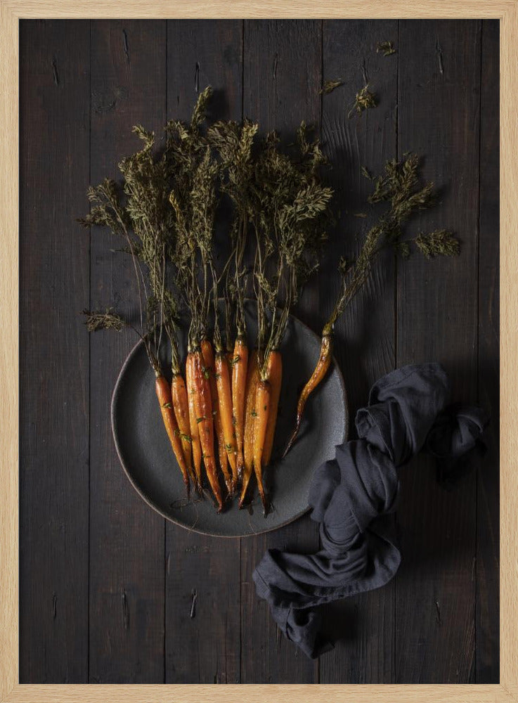 Roasted carrots Poster