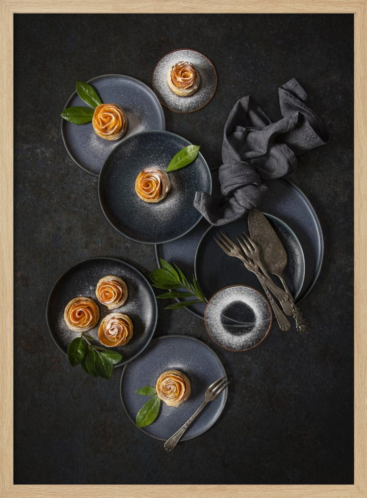 Pumpkin roses Poster