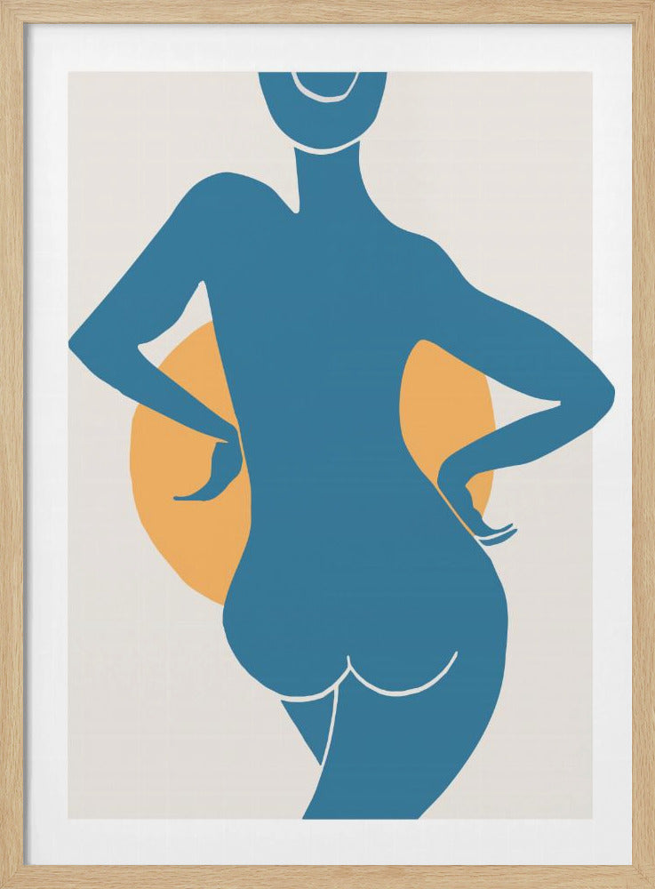 Blue Woman Poster