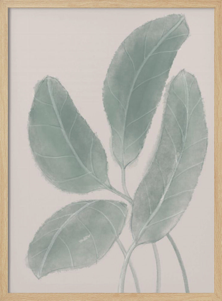 Leaves Watercolor Poster