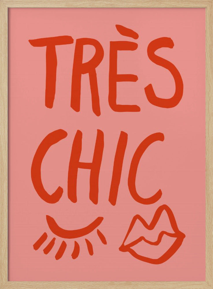 Très Chic Pink Poster