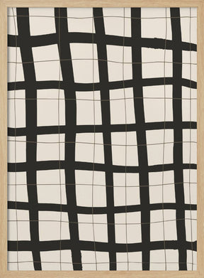 Black Grid Poster