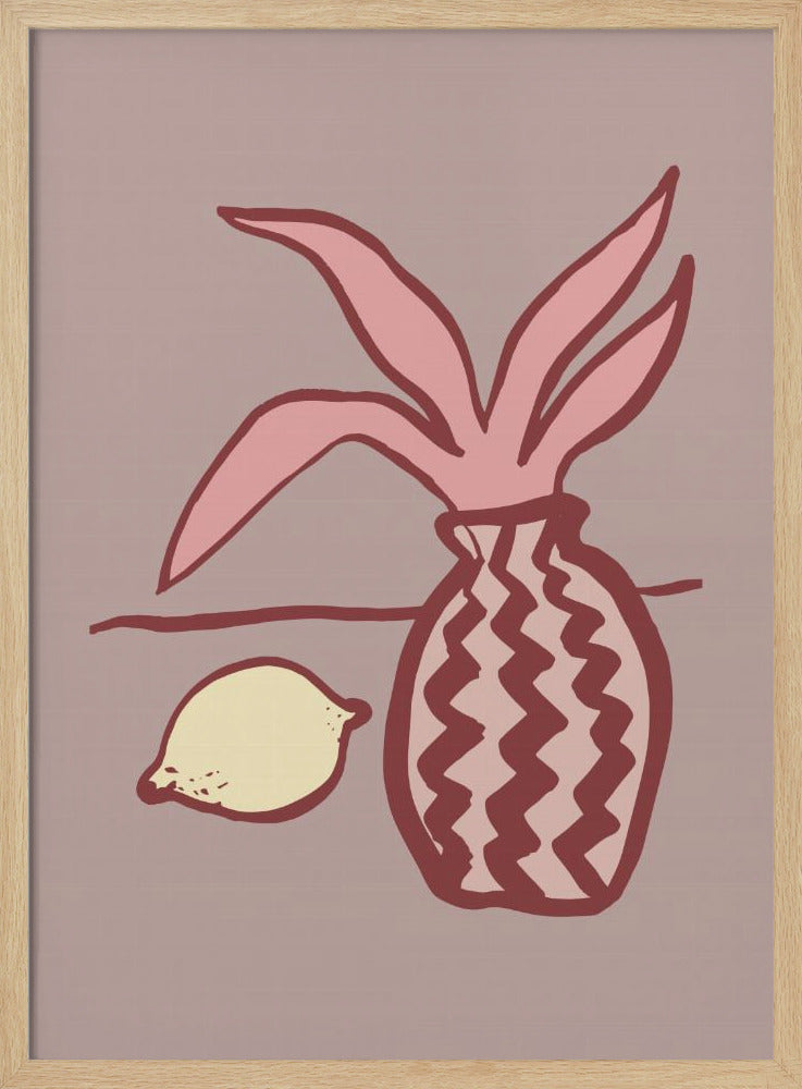 Pink Lemon Poster