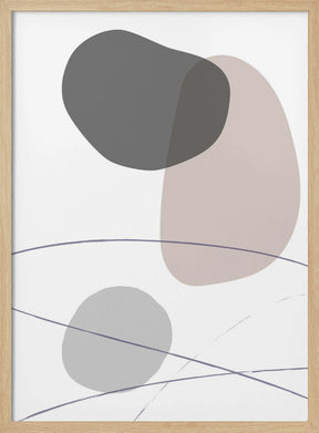 New Shapes Beige 03 Poster