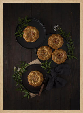 Apple cinnamon braided rolls Poster