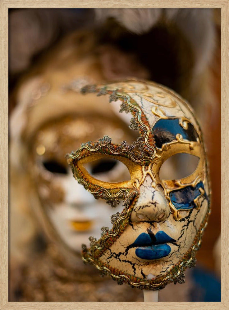 Behind the Eyes of Venice Mask Poster