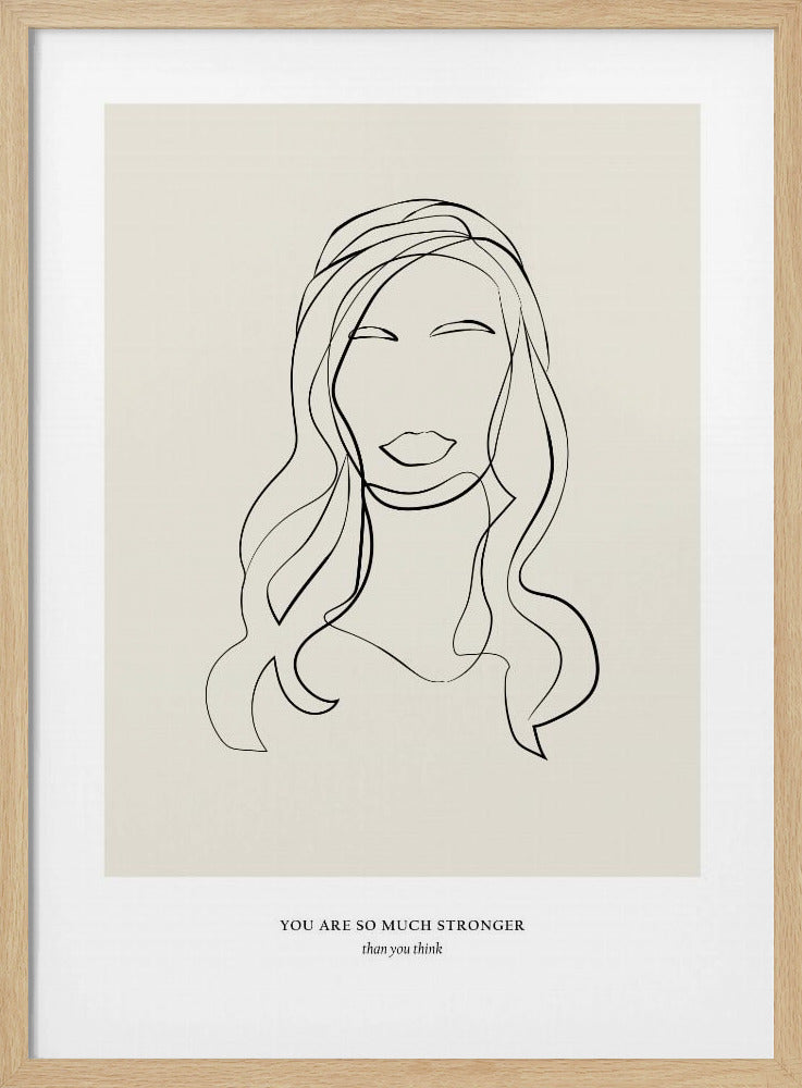 Modern Line Art Poster