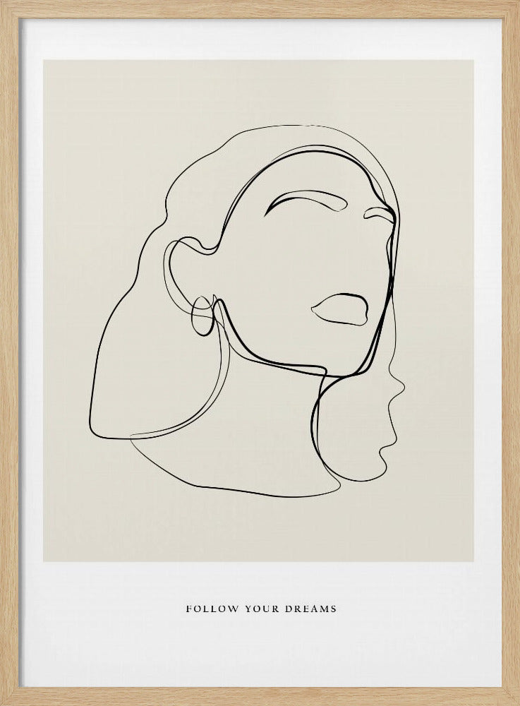 Minimalist Line Art Poster