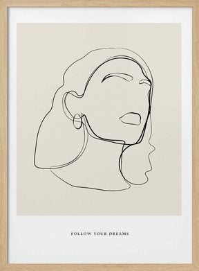 Minimalist Line Art Poster