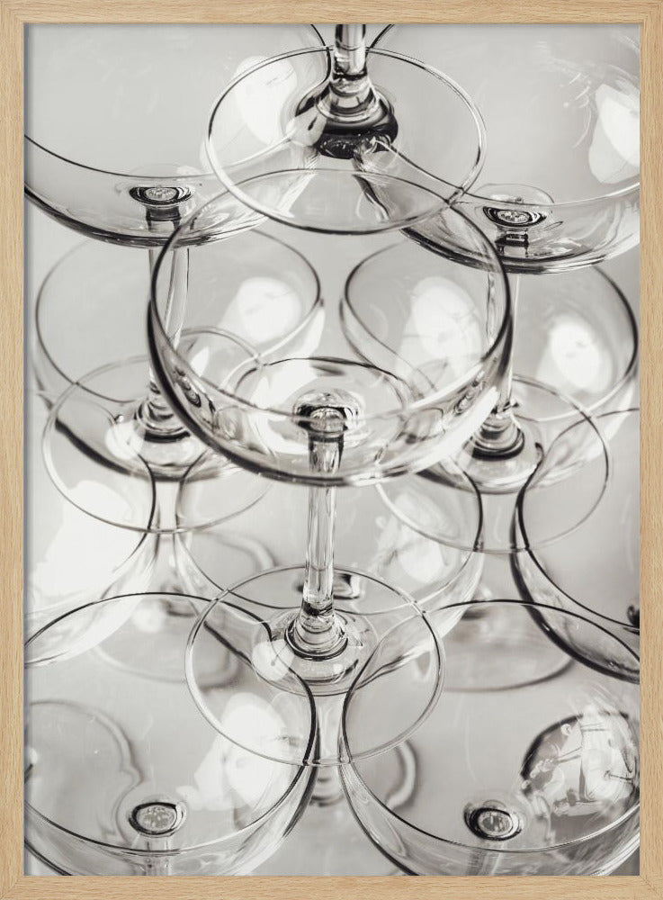 Champagne tower_7 Poster