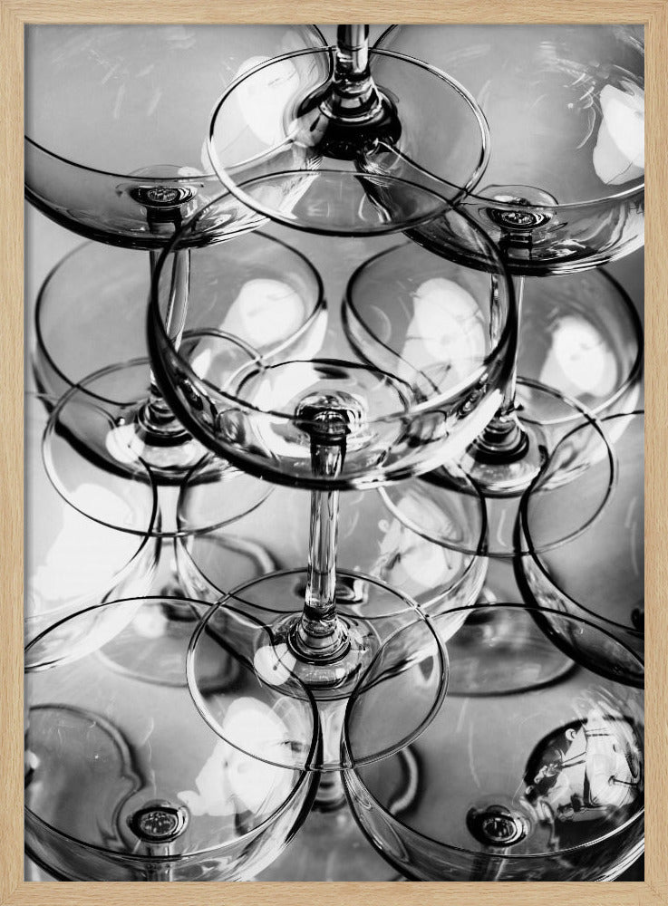 Champagne tower_8 Poster