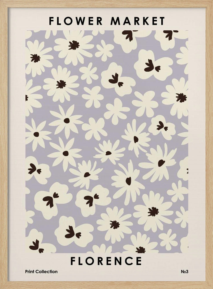 Flower Market Florence Poster