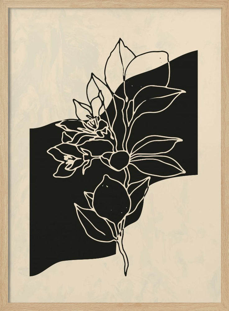 Abstract Flower 4 Poster