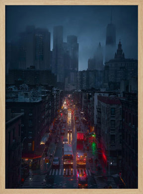 Raining China Town Poster